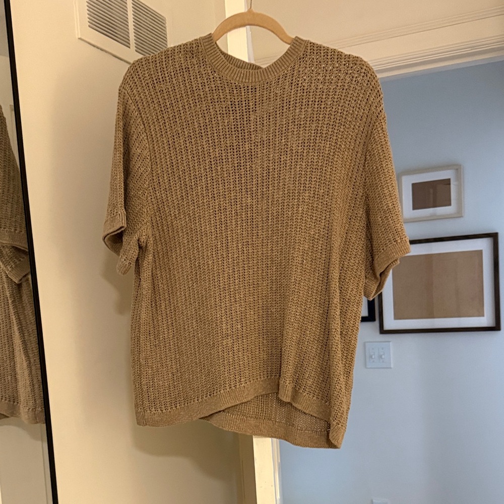 Abercrombie & Fitch Beige Knit Sweater